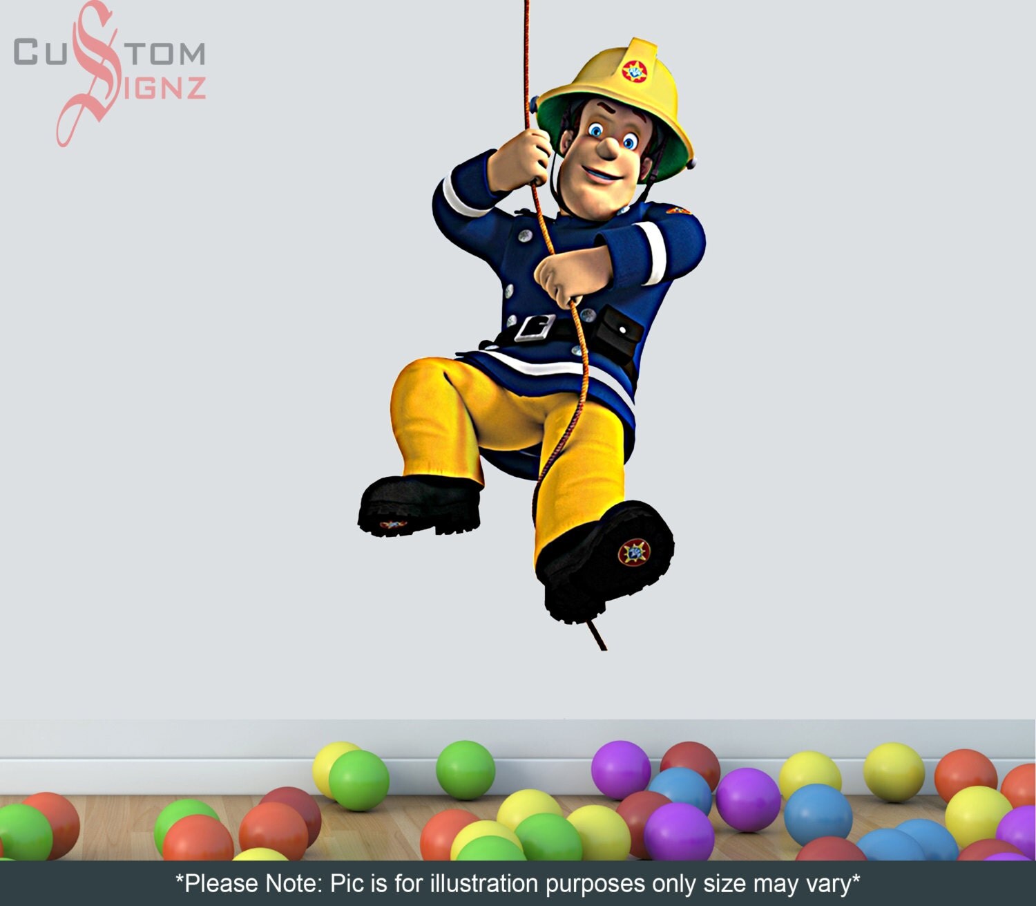 Fireman Sam Wallpaper Mural