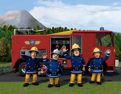 Fireman Sam Wallpaper Mural