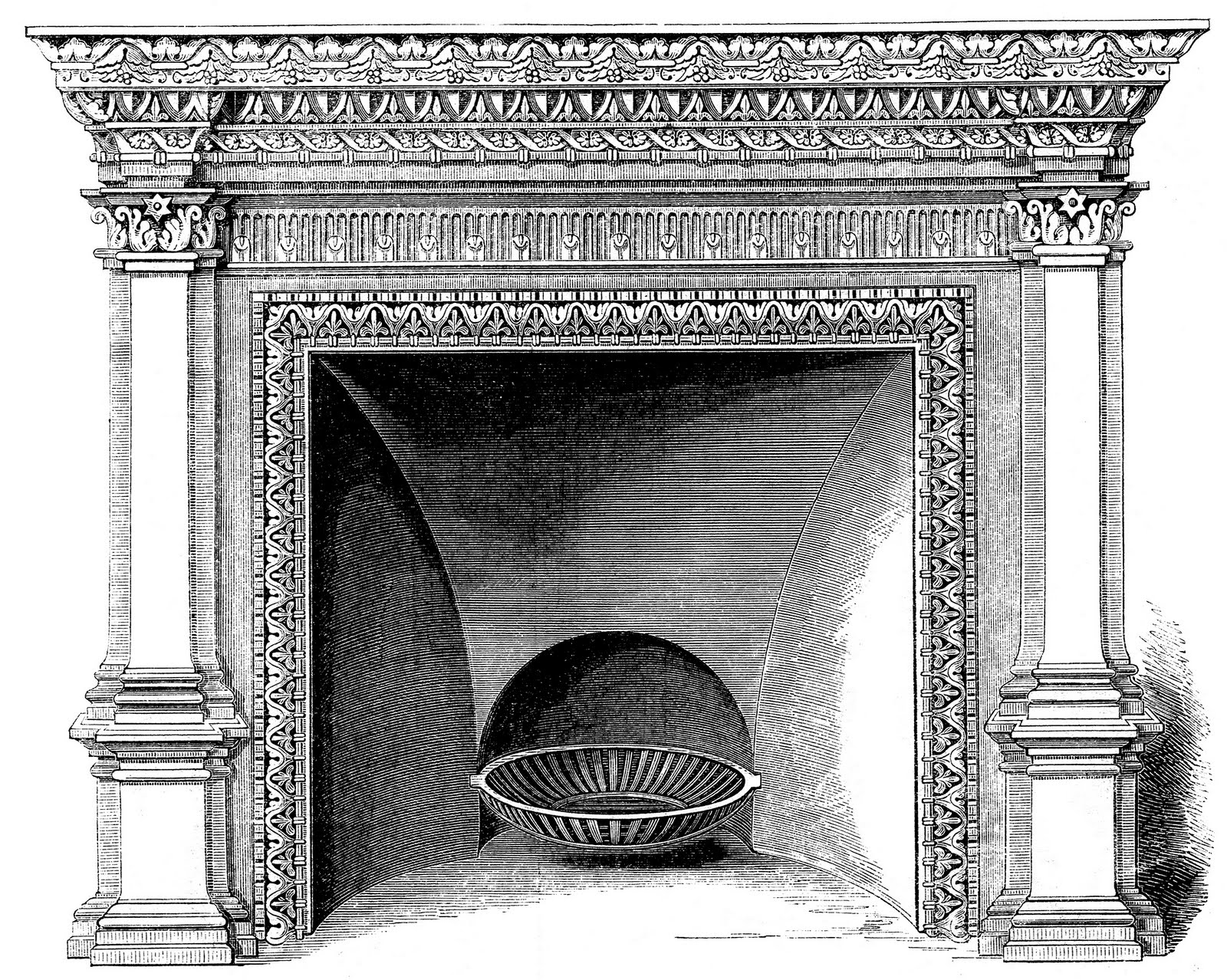 Fireplace Clipart Images