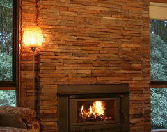 Fireplace Ideas Stone Tile