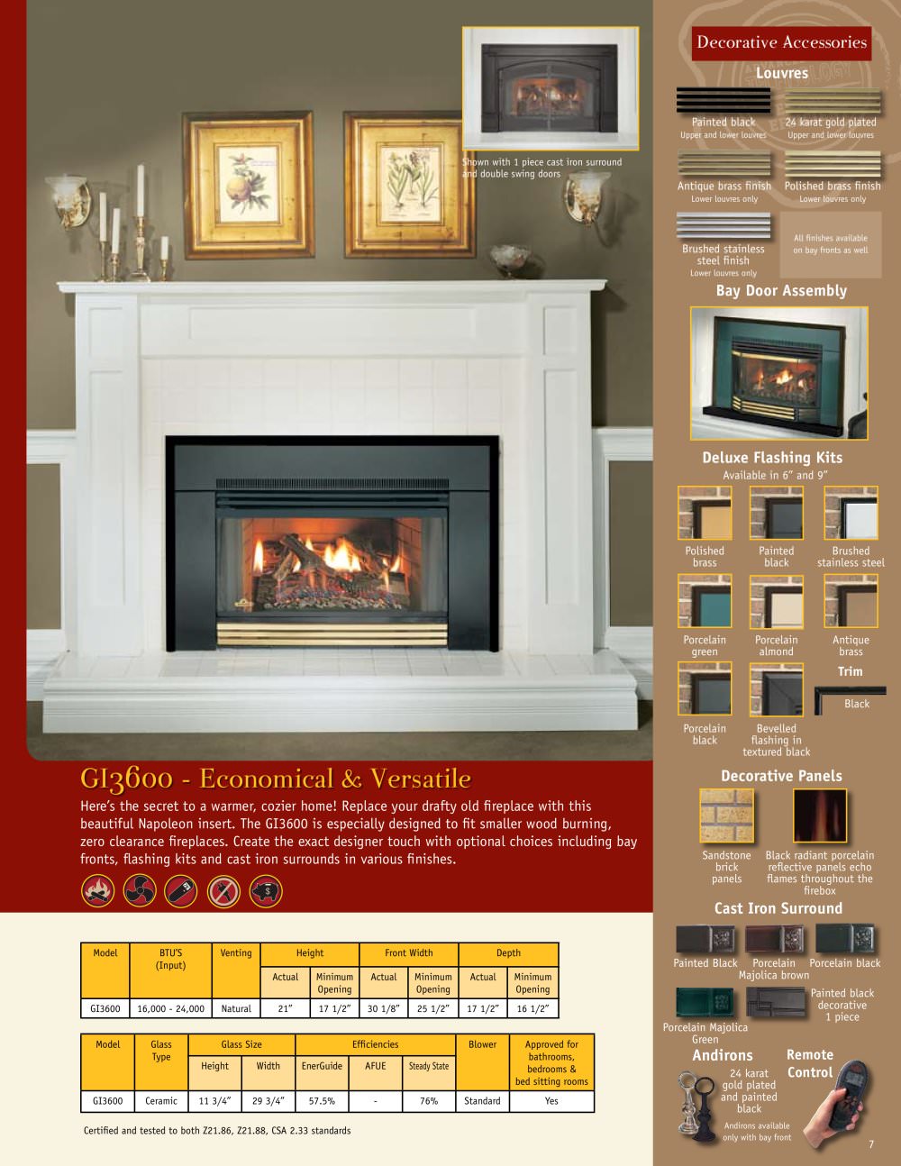 Fireplace Inserts