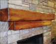 Fireplace Mantels Wood Beam