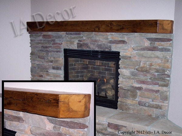 Fireplace Mantels Wood Beam