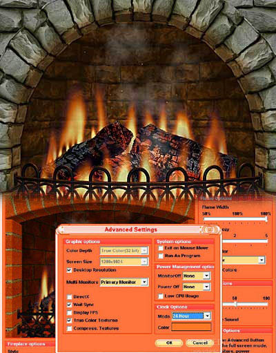 Fireplace Screensaver Free Download