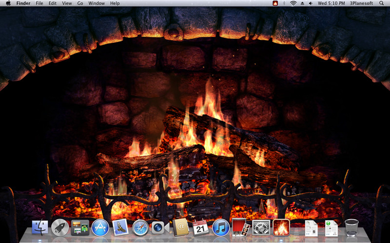 Fireplace Screensaver Mac