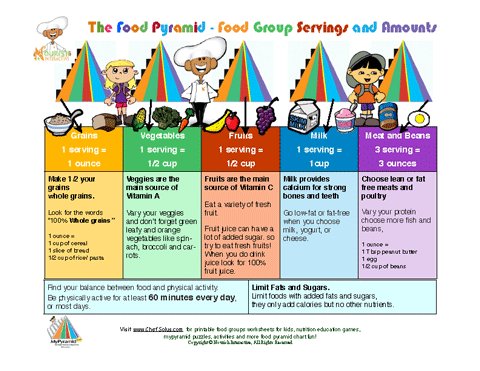 Food Pyramid Servings