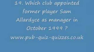 Football Quiz Questions And Answers