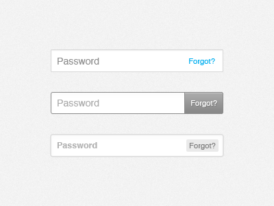 Forgot Password Button