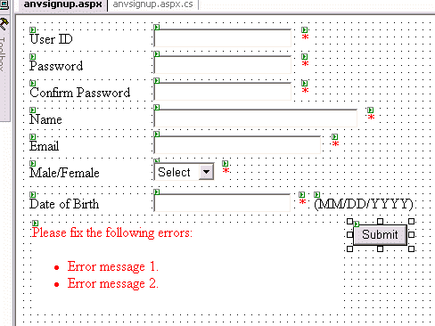 Forgot Password Form In Asp.net