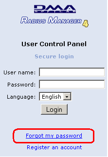 Forgot Password Page In Php