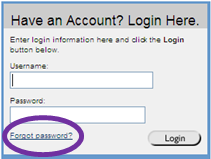 Forgot Password Pages Document