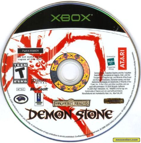 Forgotten Realms Demon Stone Xbox