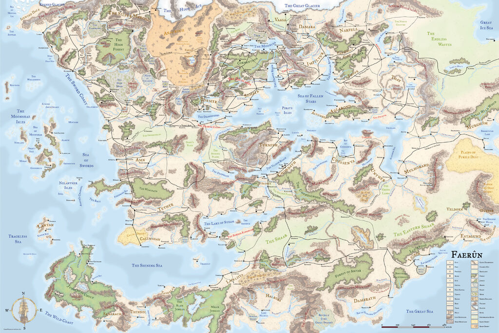 Forgotten Realms Map