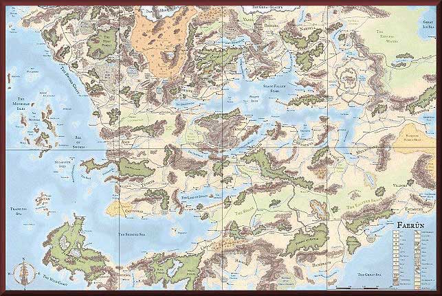 Forgotten Realms Map