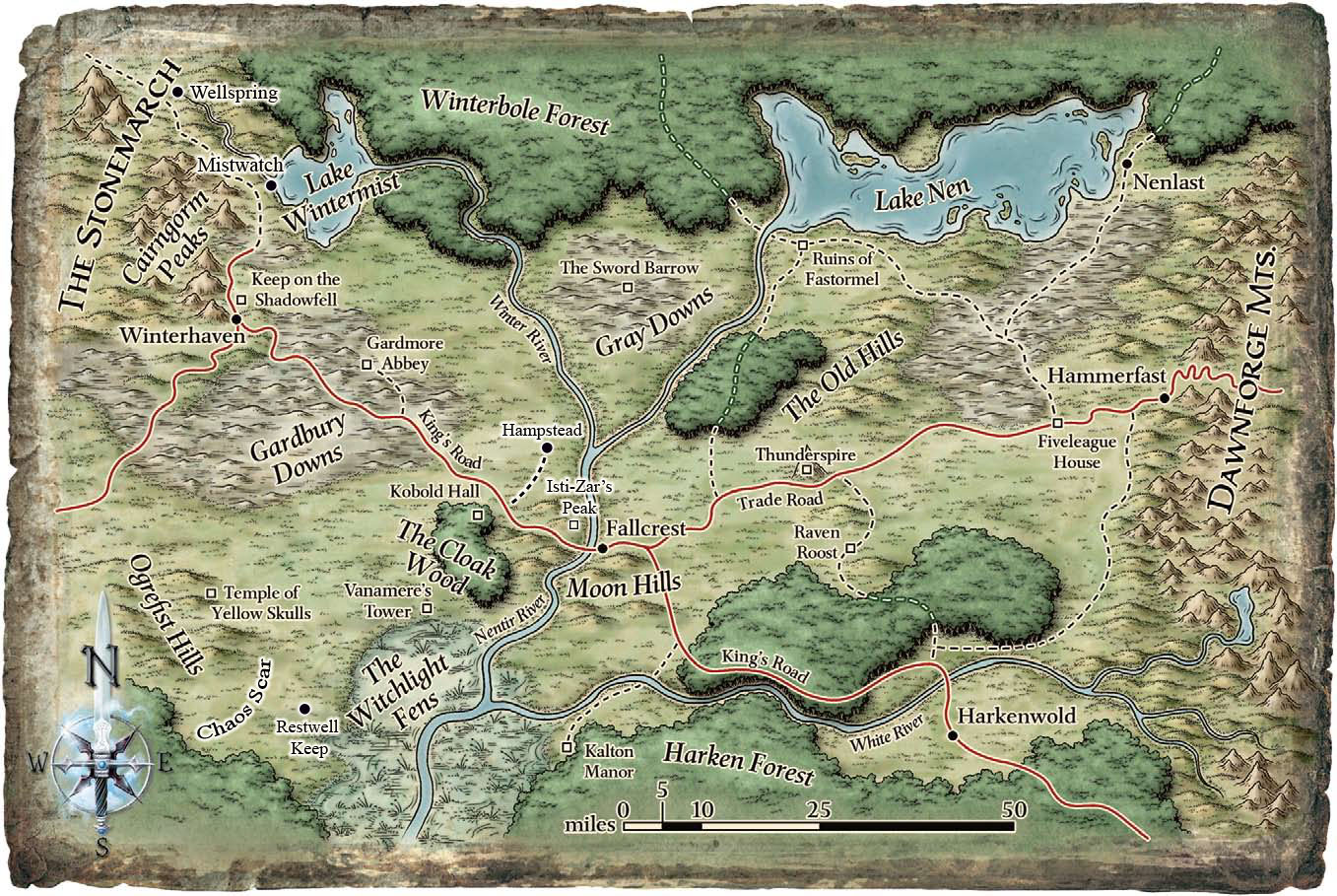 Forgotten Realms Map 4e