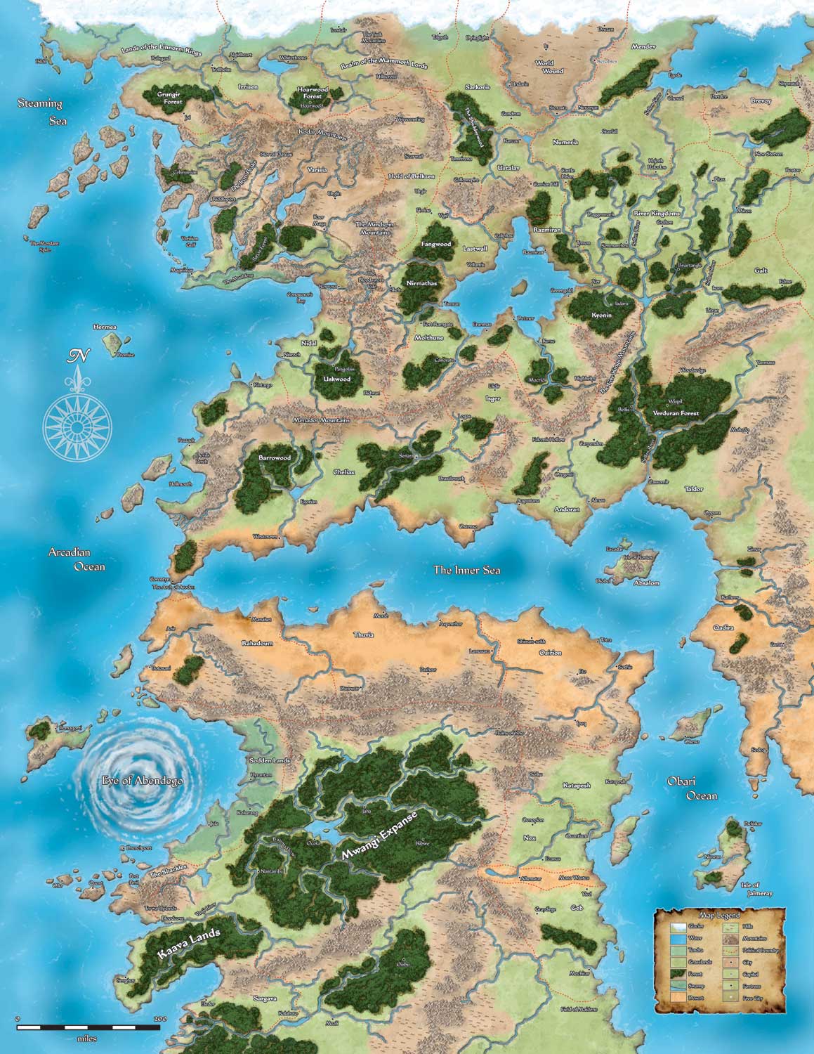 Forgotten Realms Map 4e