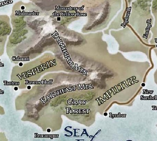 Forgotten Realms Map 4th Edition