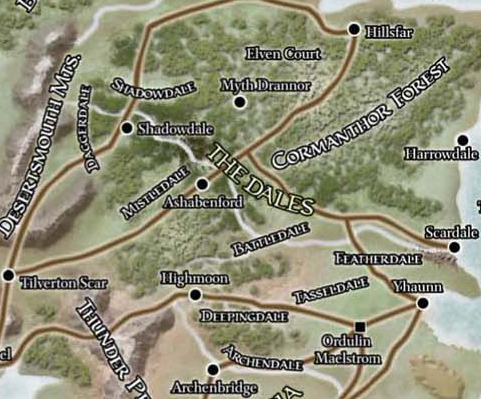 Forgotten Realms Wiki Map