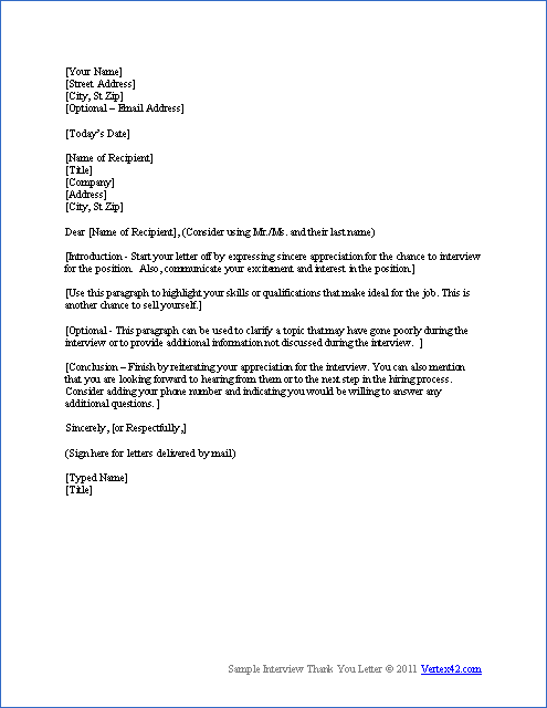 Formal Business Letter Template Word