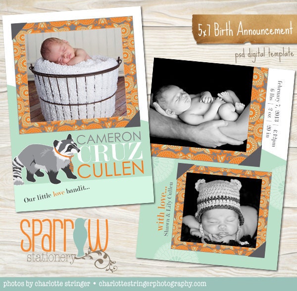 Free Birth Announcement Templates For Mac