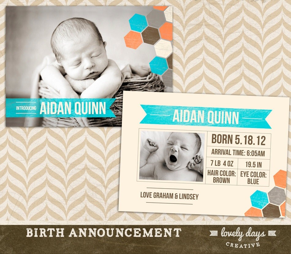 Free Birth Announcement Templates For Photographers