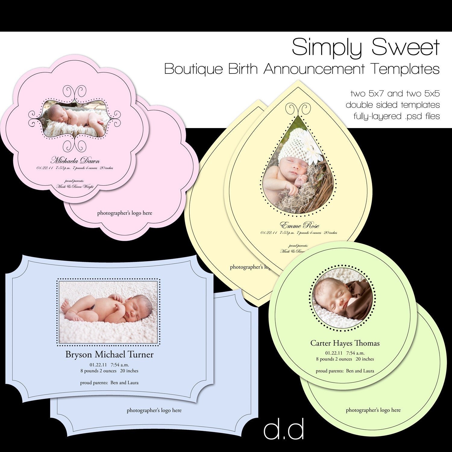 Free Birth Announcement Templates For Word