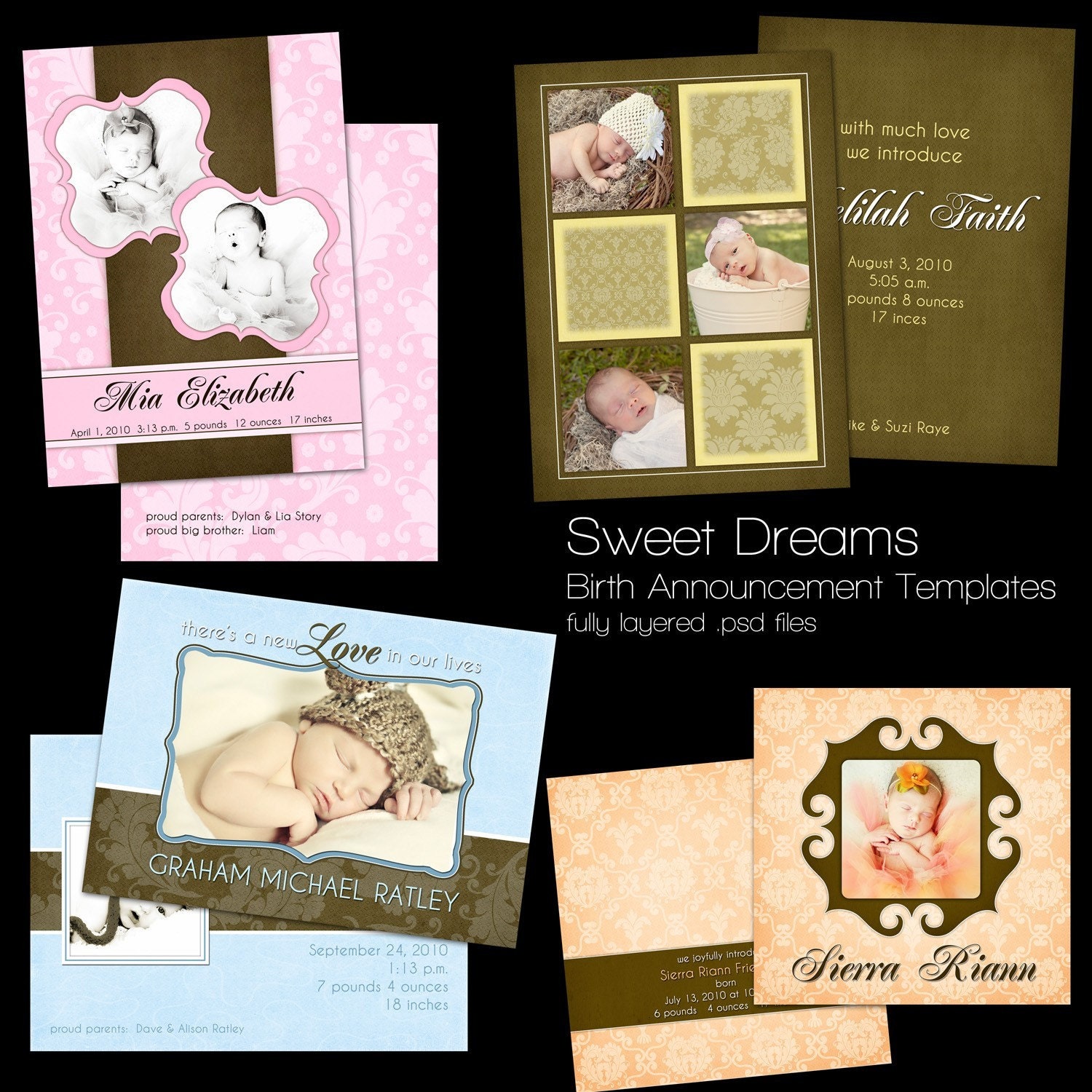 Free Birth Announcement Templates Online