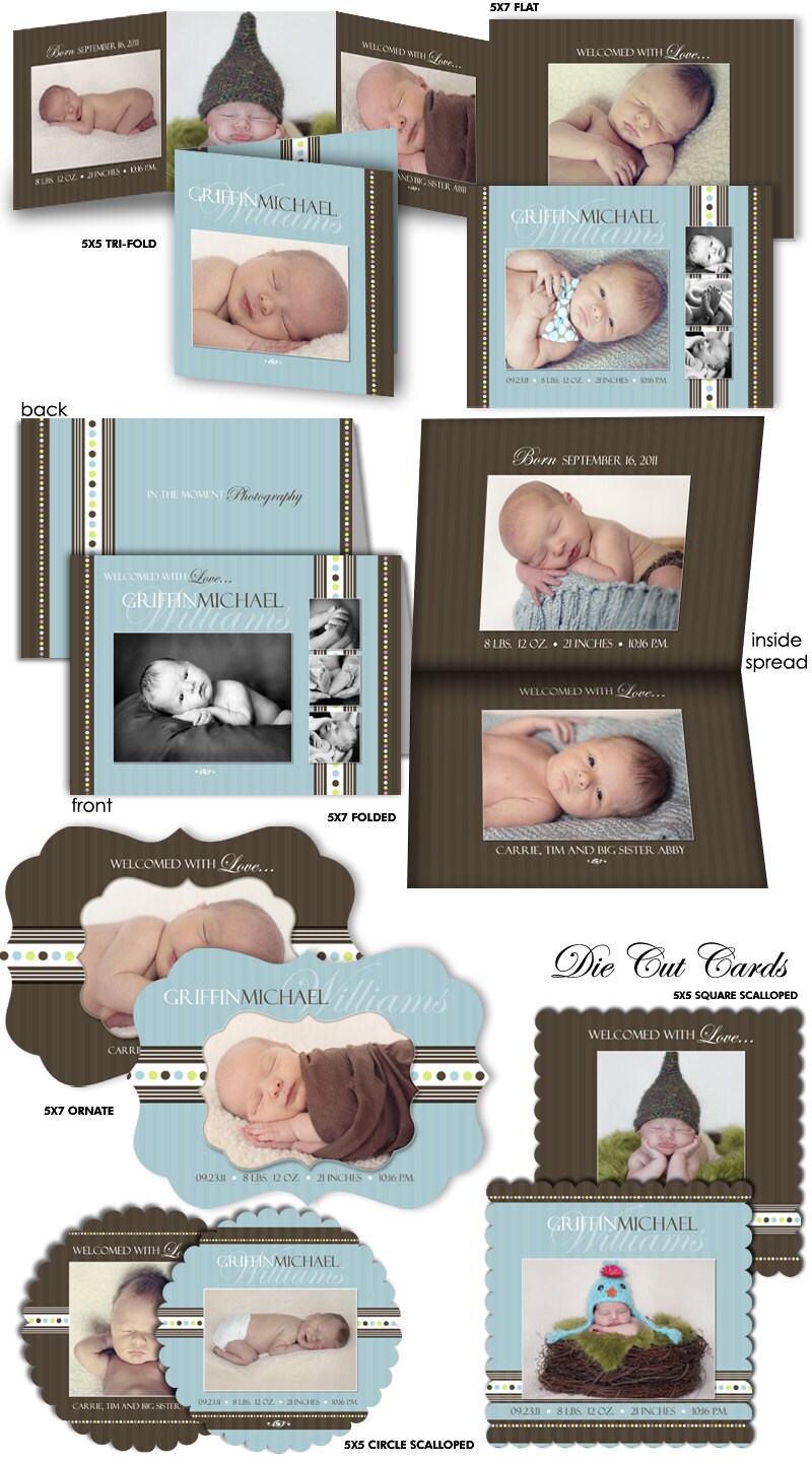 Free Birth Announcement Templates Online