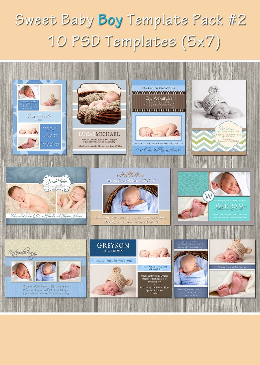 Free Birth Announcement Templates Online