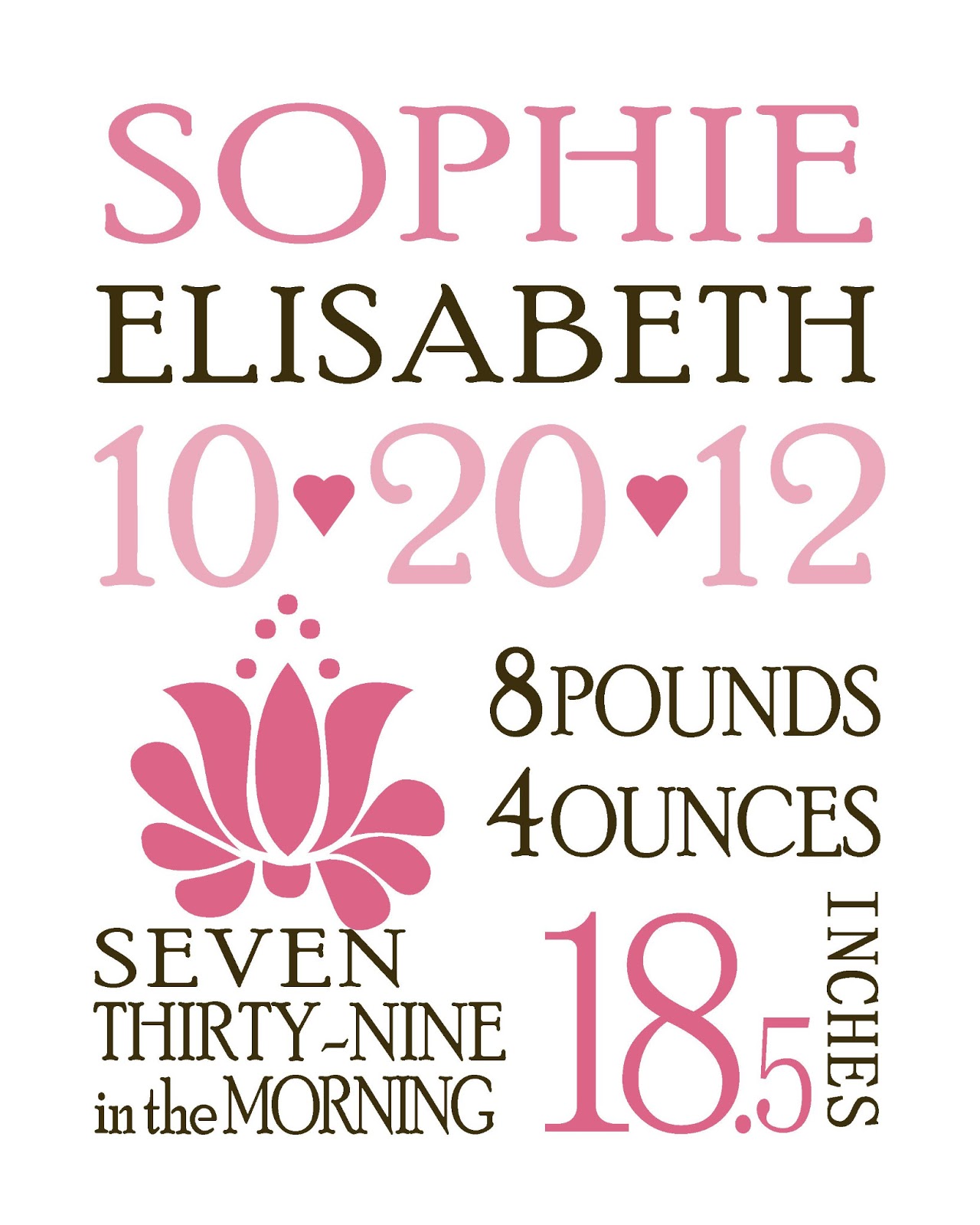 Free Birth Announcement Templates Online