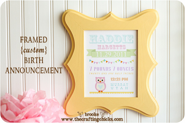 Free Birth Announcement Templates Printable