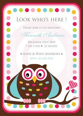 Free Birth Announcement Templates Printable