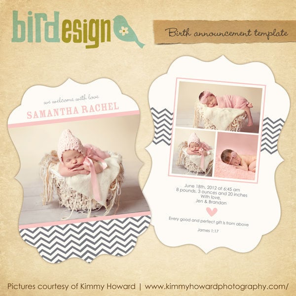 Free Birth Announcement Templates Printable