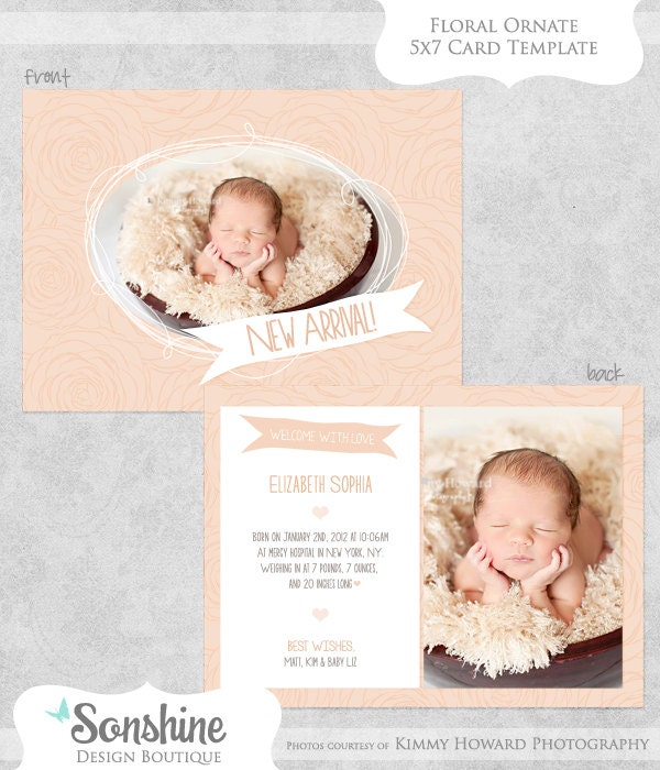 Free Birth Announcement Templates Printable