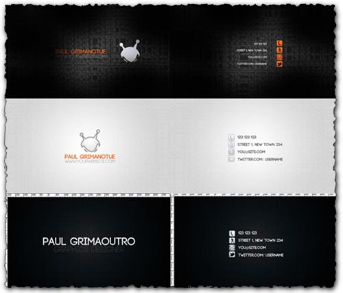 Free Business Card Design Templates Photoshop