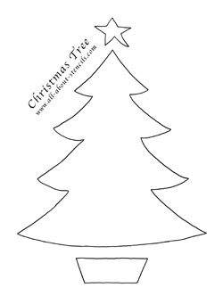 Free Christmas Tree Template Printable