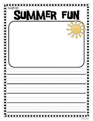 Free First Grade Writing Paper Template