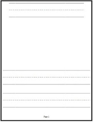 Free First Grade Writing Paper Template