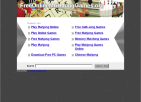 Free Games Online Mahjong Connect