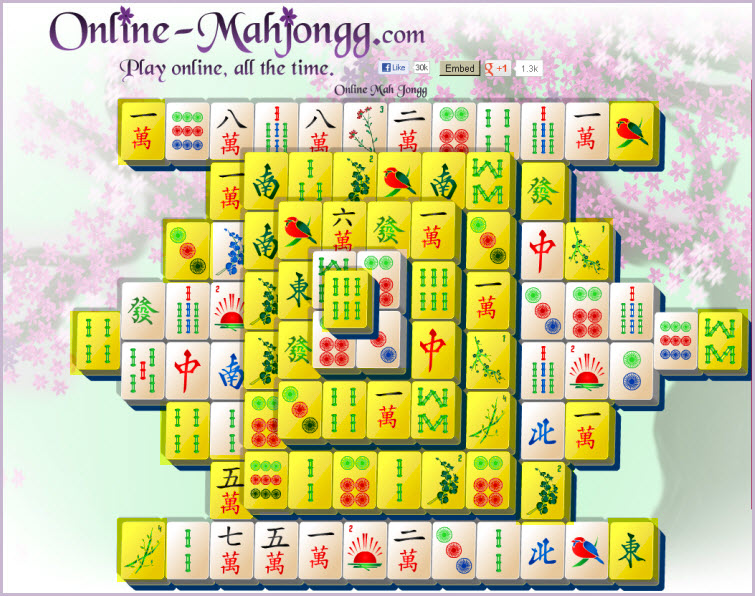 Free Games Online Mahjong Tiles