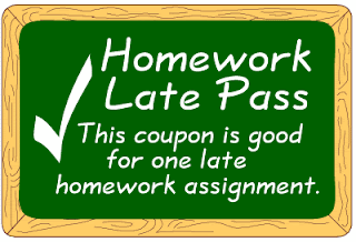 Free Homework Pass Coupon