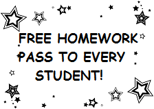 Free Homework Pass Coupon