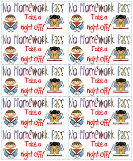 Free Homework Pass Halloween