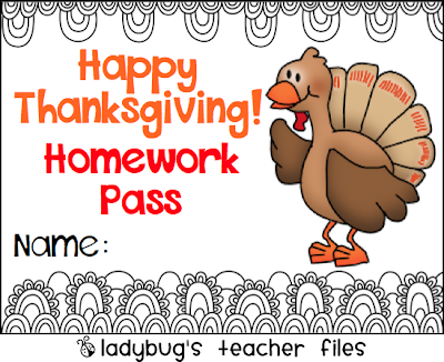 Free Homework Pass Printable