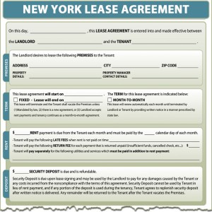 Free Lease Agreement Template Ny