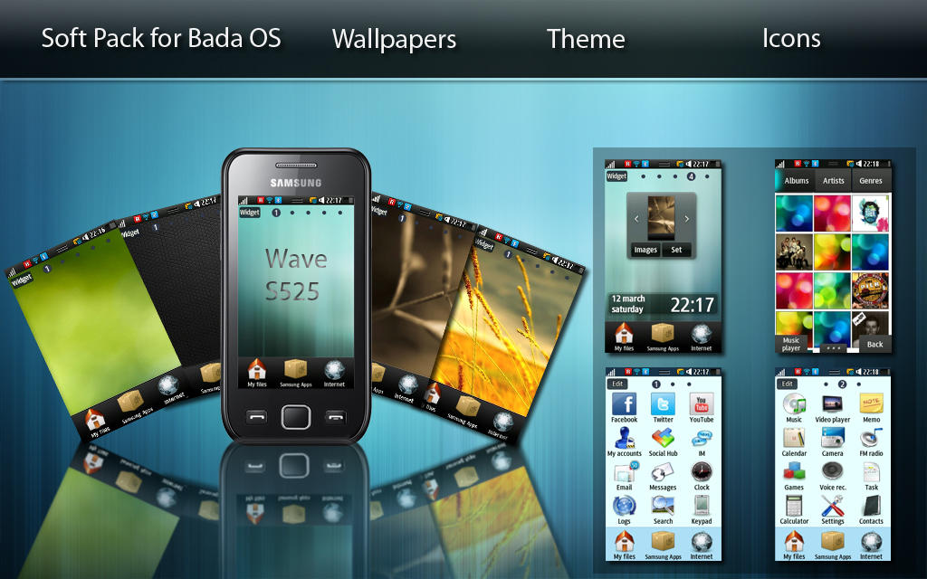 Free Mobile Themes Download For Samsung Wave 525