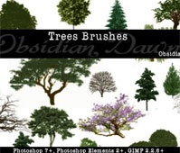 Free Photoshop Brushes Trees