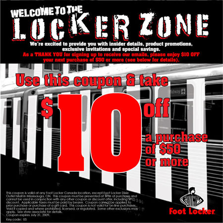 Free Printable Coupons For Kids Foot Locker