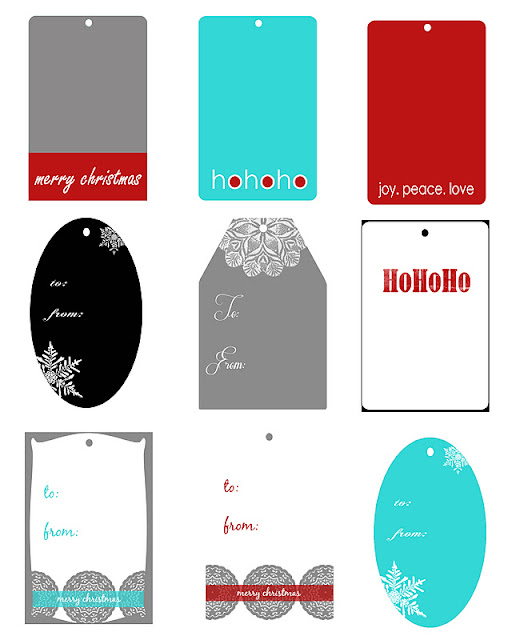 Free Printable Gift Tags Templates