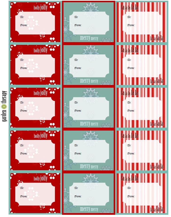 Free Printable Gift Tags Templates